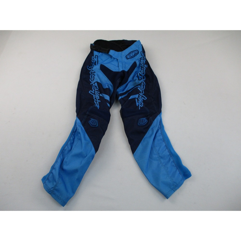 Troy Lee Designs GP Pants Youth 24 Blue Motocross Racing Gear BMX MTB Utility